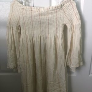 off the shoulder dress